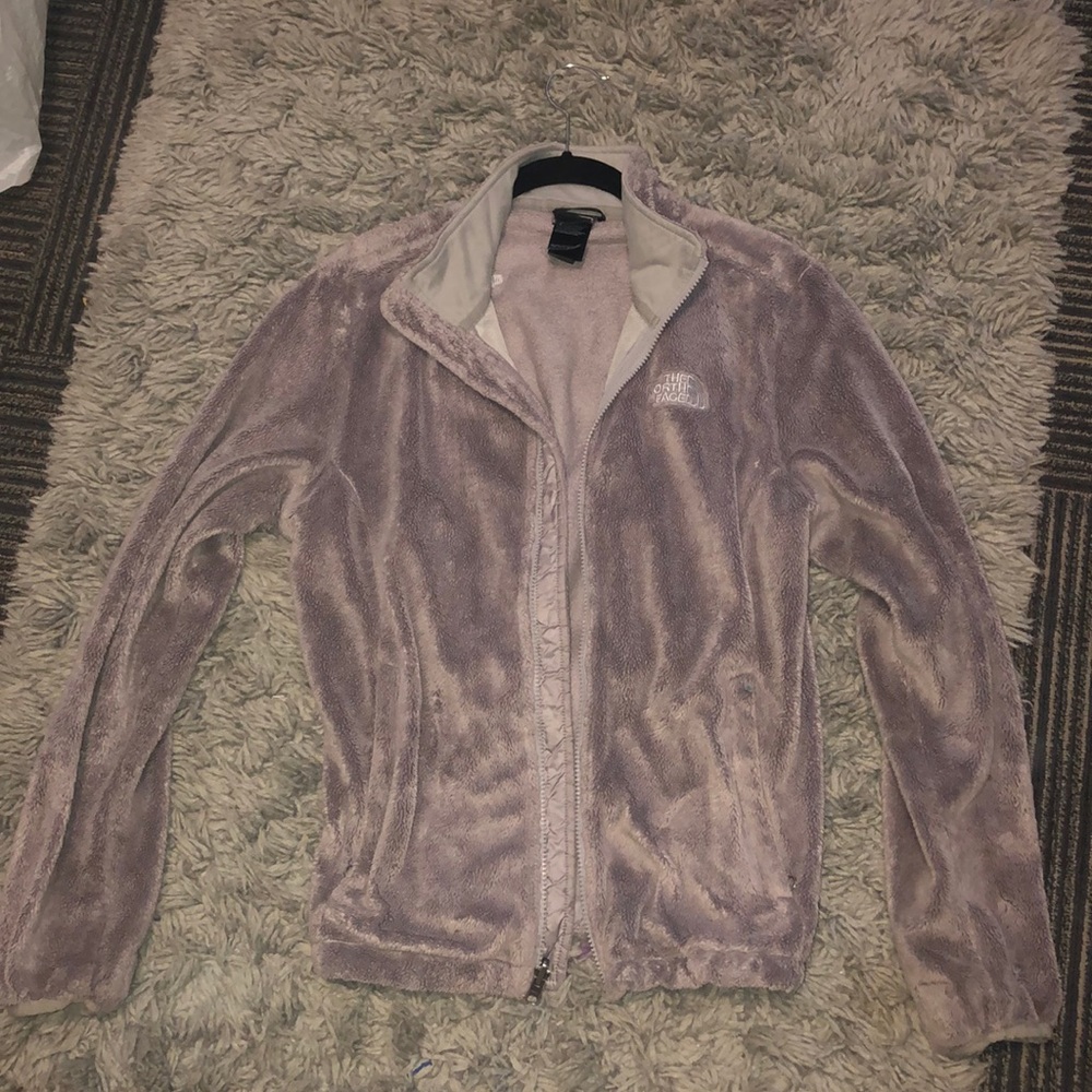Fuzzy North Face Jacket